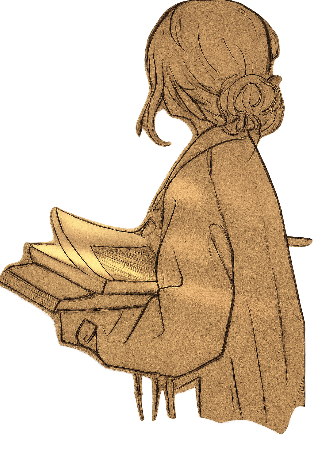 Girl Carry Book